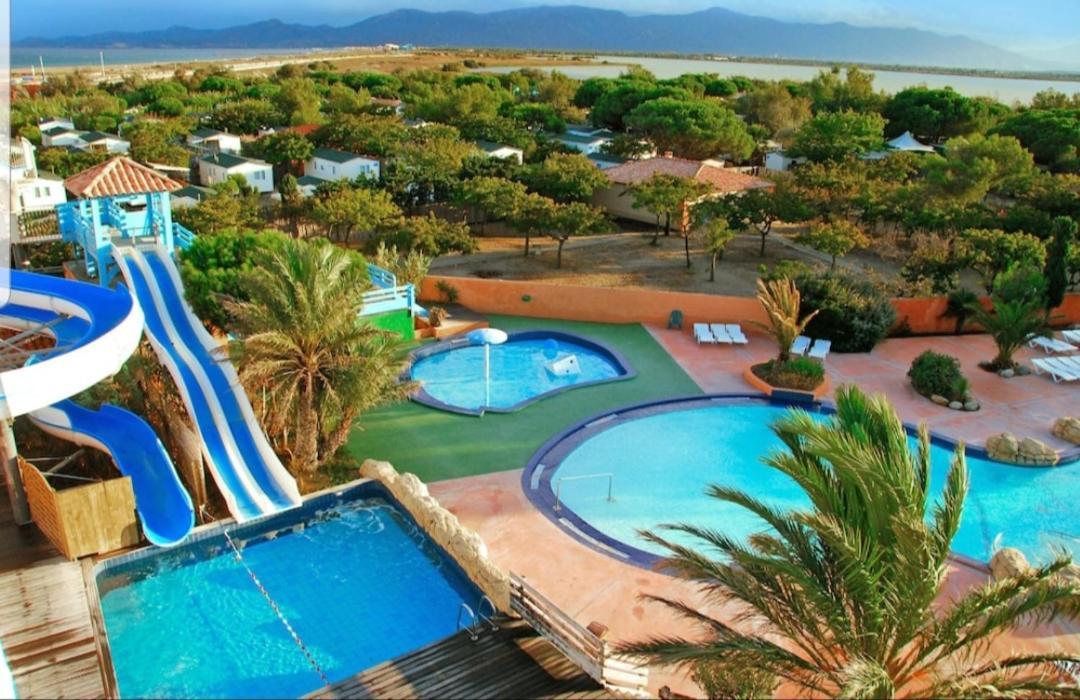 Les mobilhomes helvétiques 4 étoiles Mar Estang Canet en Roussillon Exterior foto